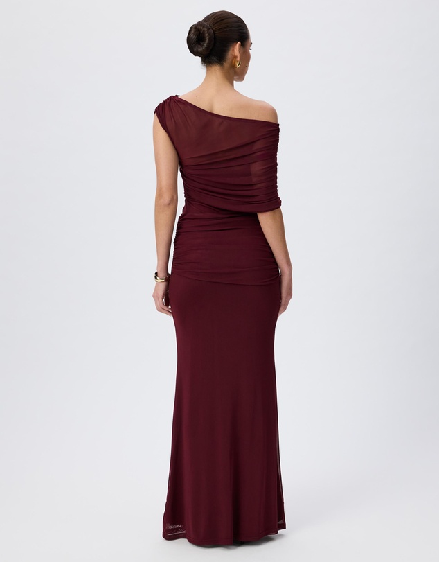 Tussah - Eleanor Mesh Off The Shoulder Maxi Dress
