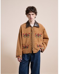 Found - Canvas Embroidered Work Jacket
