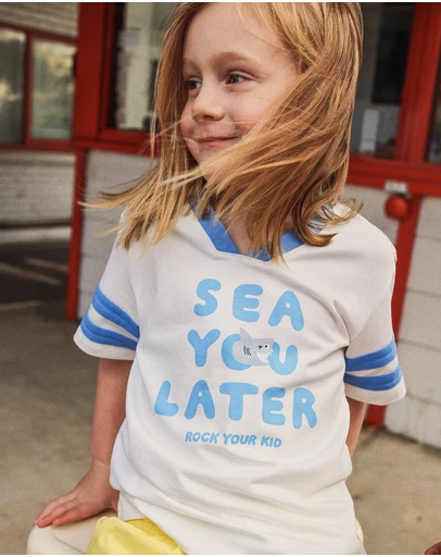 Rock Your Kid - Donnie Tee in Coastal Blue