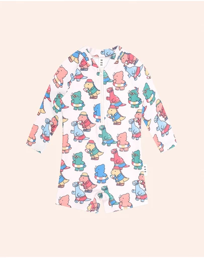 Huxbaby - Tropicool Dino Swim Rashsuit - Babies-Kids