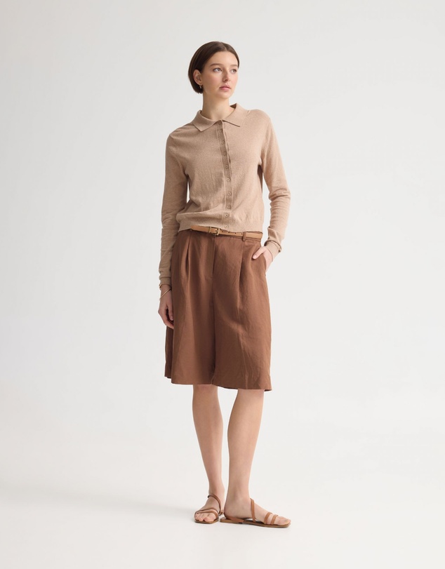 Oxford - Pinky Cashmere Cardigan