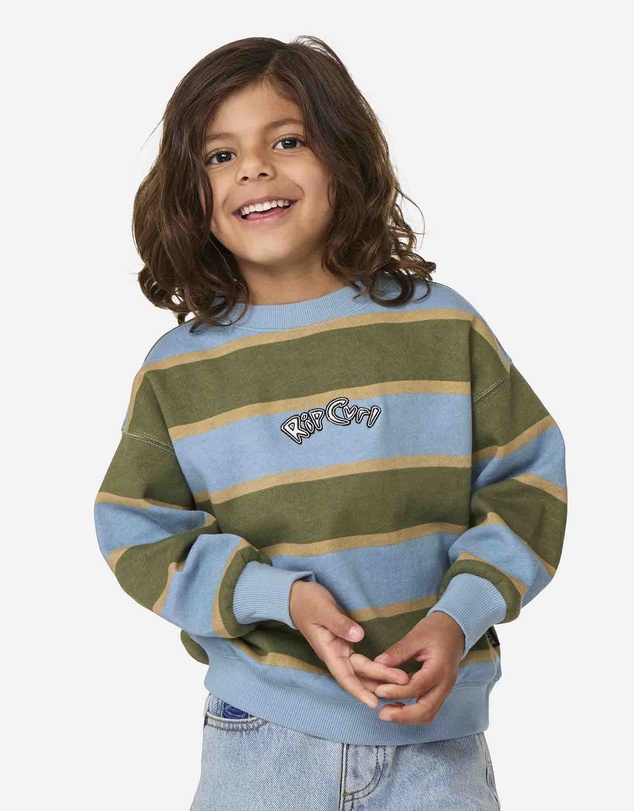 Rip Curl - The Wave Stripe Crew - Kids
