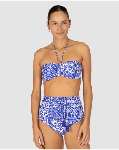 Baku Swimwear - Havana Moulded Bandeau Bikini Bra Top