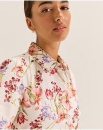 Review - Tropics Mini Shirt Dress