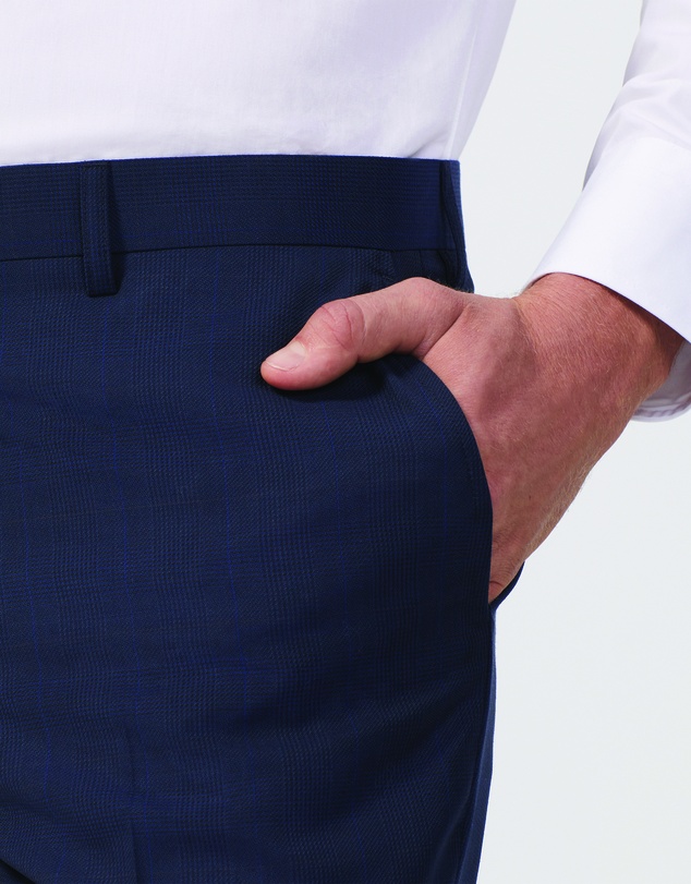 Van Heusen - Wool Blend Check Suit Pant
