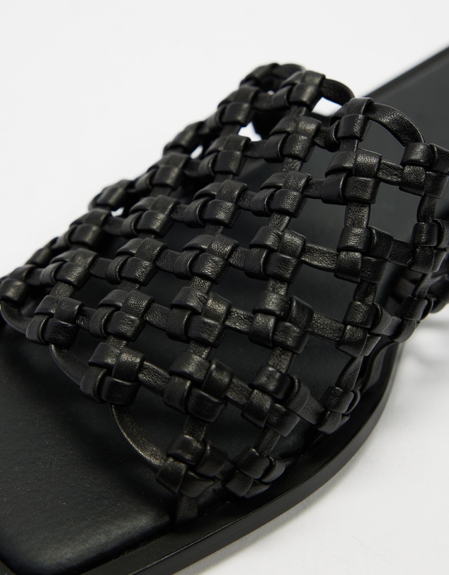 AERE - Leather Braided Slides