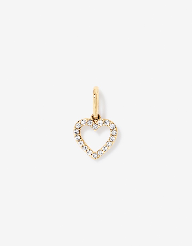 Michael Hill - 0.10TW Diamond Heart Pendant in 10kt Gold