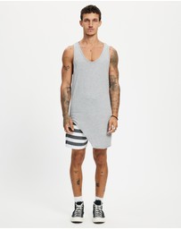Surrounded By Ghosts - The Hexaferrum Assymetrical Cotton Singlet
