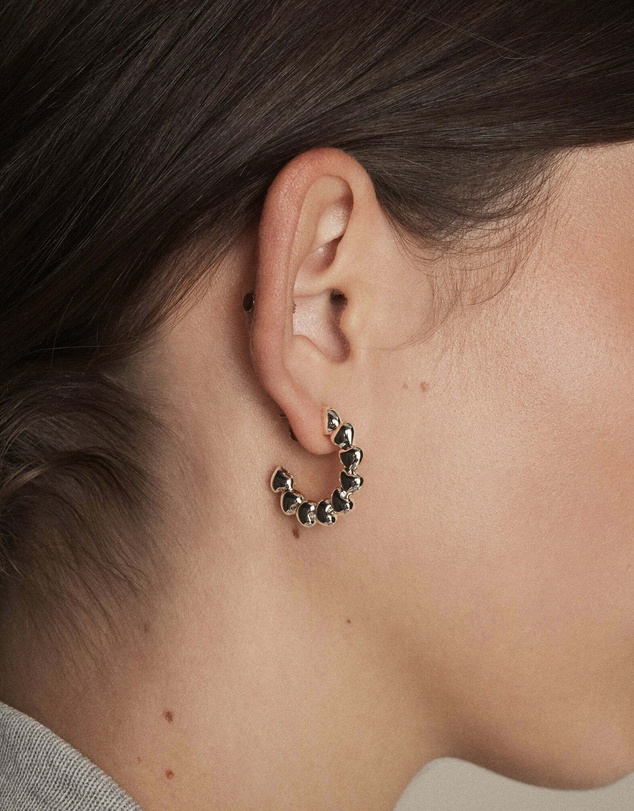 MIMCO - Fated Heart Hoop Earrings