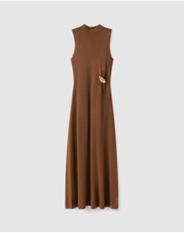 M.N.G - Knitted Dress With Metal Detail