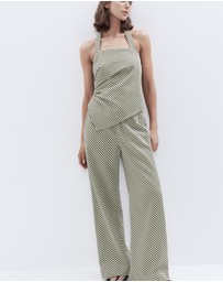 UNISON - Stripe Wide Leg Pant