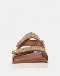 Mia Vita - Dakota Slingback Sandal - Natural Raffia