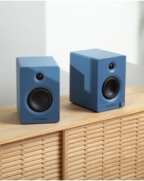 Victrola - Victrola Tempo Bookshelf Speakers - Blue
