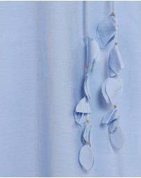 Petal & Pup - Della Midi Dress - Pale Blue