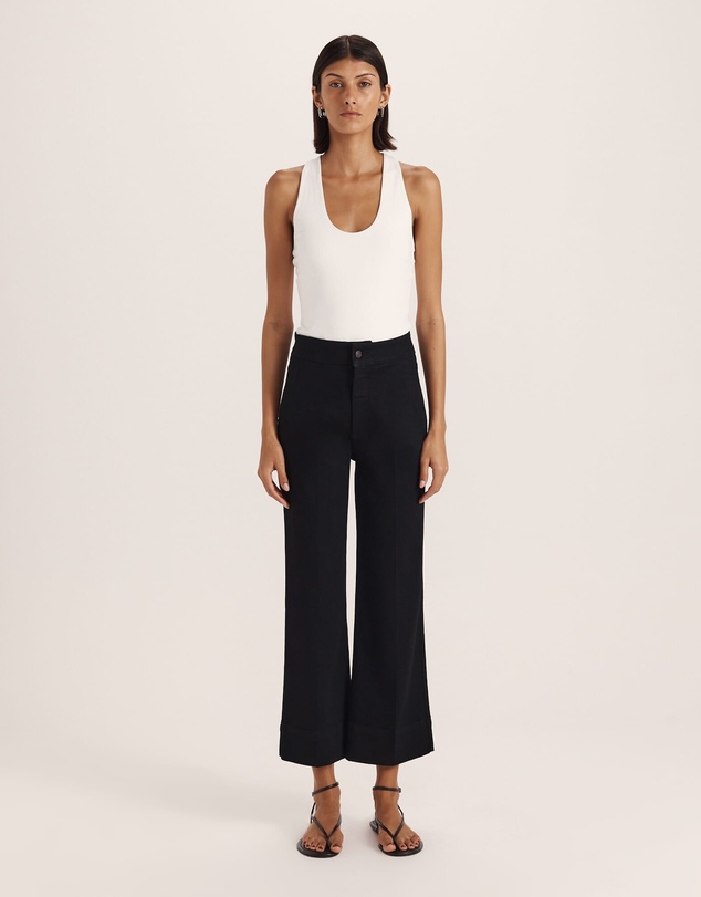 SABA - Ava Cropped Wide Leg Jean