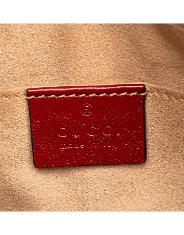 Pre-Loved by Azura Reborn - Pre-Loved Small GG Marmont Matelasse Canvas Crossbody