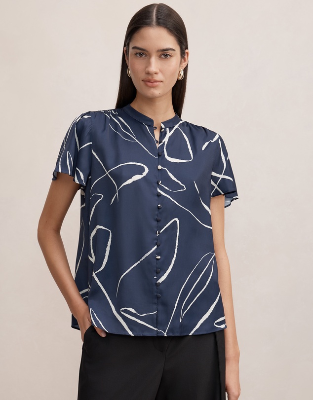 Forever New - Brodie Flutter Sleeves Blouse