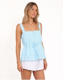 Petal & Pup - Delta Top - Aqua