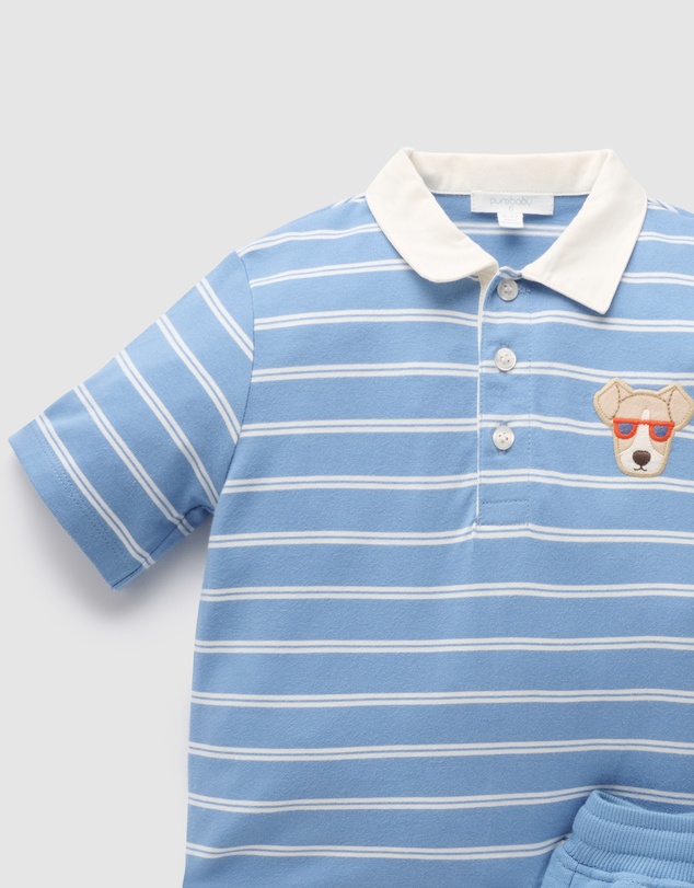 Purebaby - Polo Set-Kids-Babies