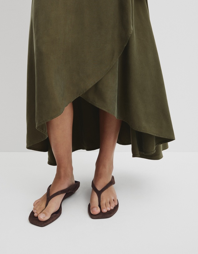 Country Road - Asymmetrical Hem Skirt