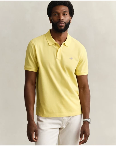 Gant - Regular Fit Shield Piqué Polo Shirt