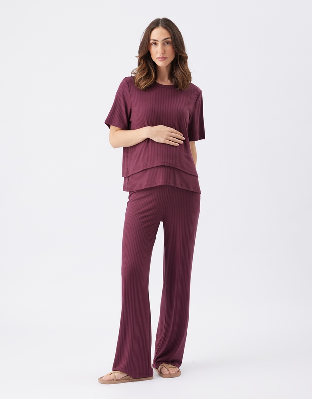 Ripe Maternity - Mike Rib Nursing Top