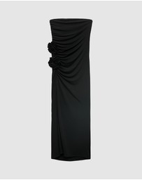 M.N.G - Sage Strapless Dress