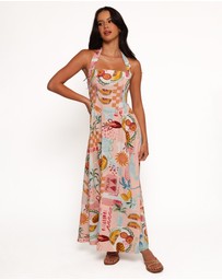 Petal & Pup - Kiera Midi Dress - Summer Haze