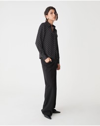 Forcast - Courtney Satin Spot Shirt