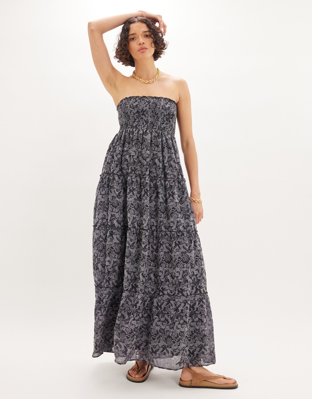 Amelius - Diane Batik Print Maxi Dress