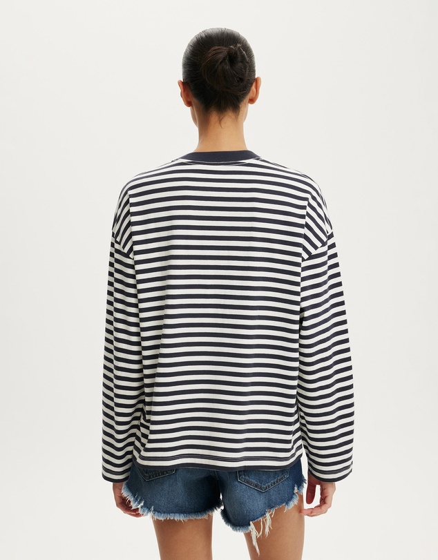 Cotton On - Ls Oversized Graphic Tee
