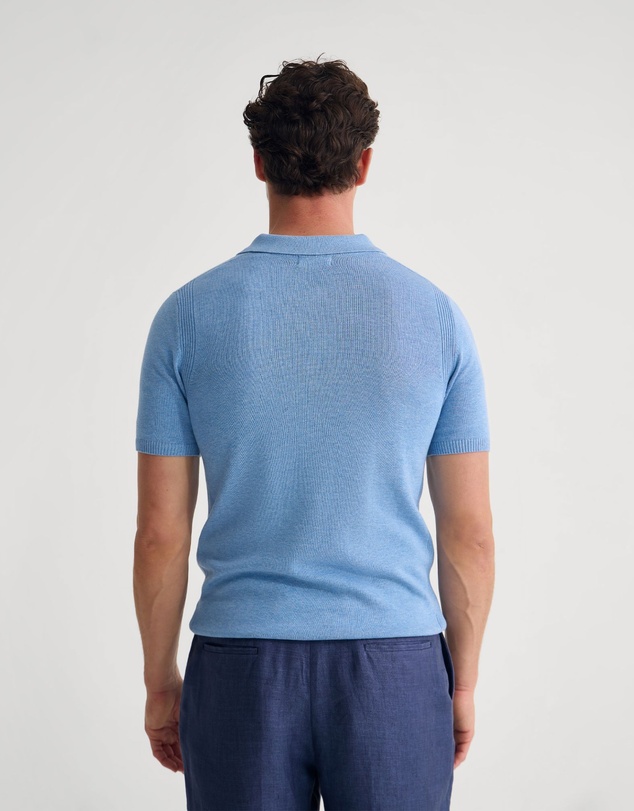 Oxford - Otis Zip Neck Knitted Polo