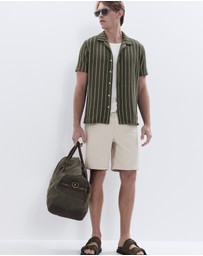UNISON - Crochet Textured Resort Shirt