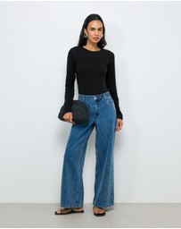 AERE - Tara Layered Jersey Top