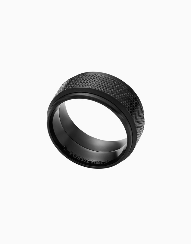 Fossil - Machine Black tone Ring