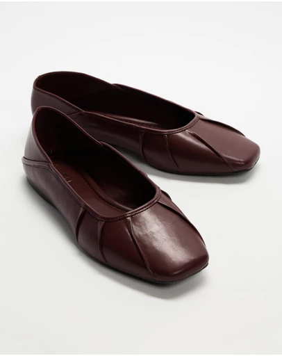 Dazie - May Gathered Ballet Flats