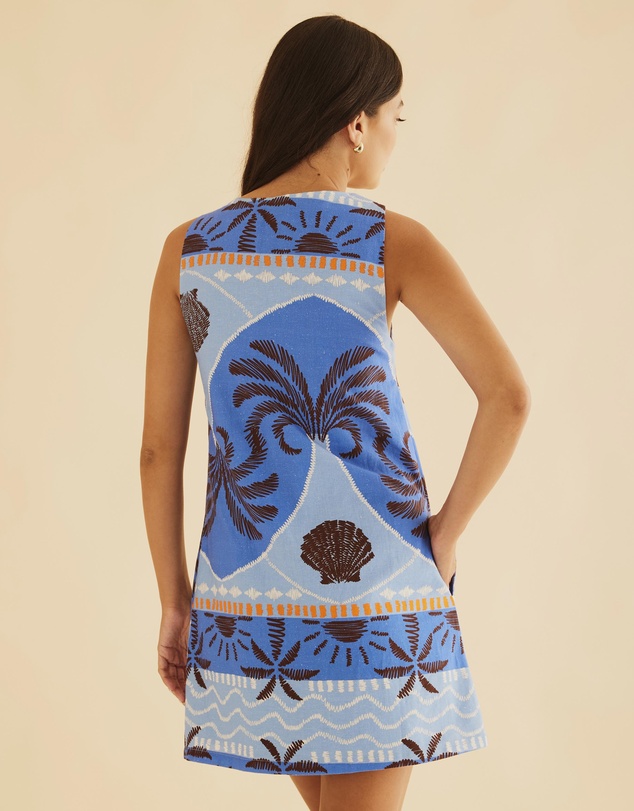 Atmos&Here - Palmer Linen Blend Shift Dress