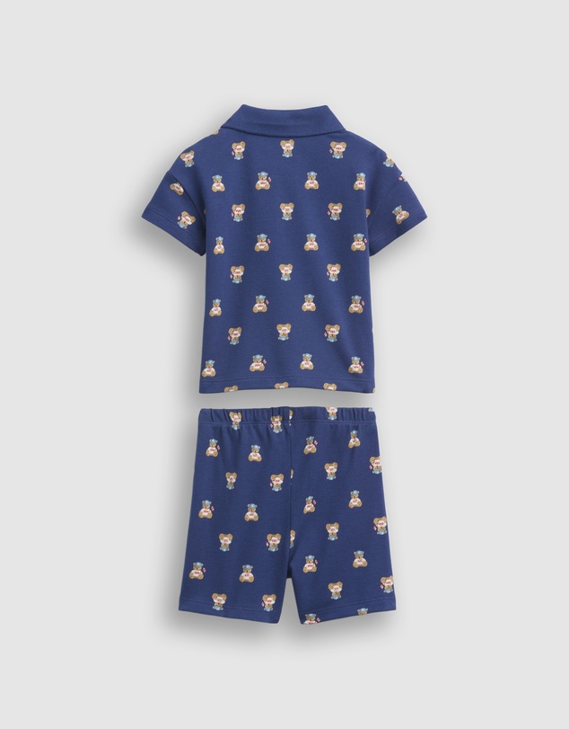 GAP - SS Pique Polo Shorts Set - Babies-Kids