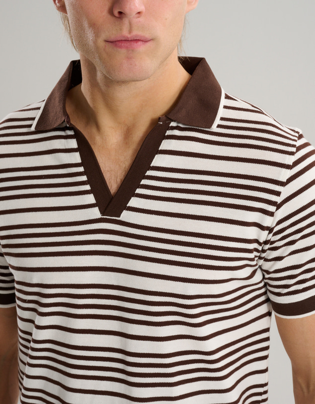 3 Wise Men - 3 Wise Men Pitsburg Polo Shirt - Chocolate
