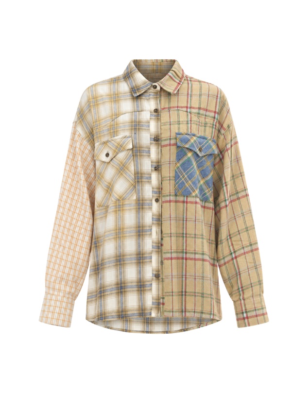 THE TALES - Half n Half Teddy Western Shirt