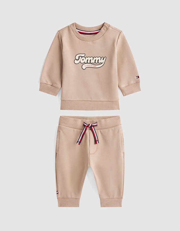 Tommy Hilfiger - Varsity Sweatshirt & Joggers Set - Babies