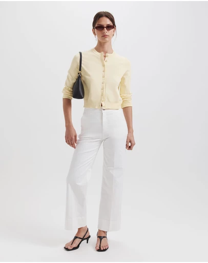SABA - Ava Cropped Wide Leg Jean