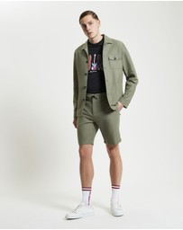 Ben Sherman - Linen Cotton Drawcord Short