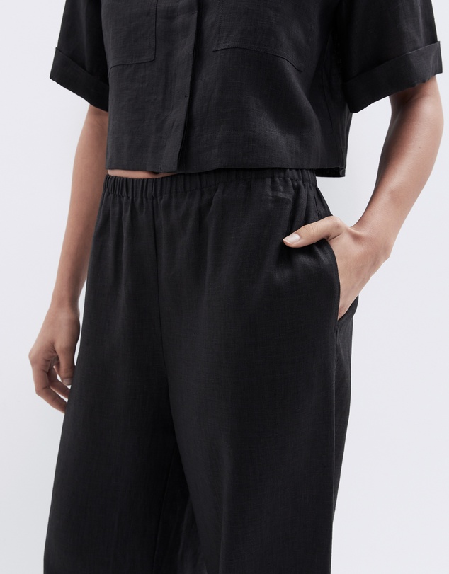 UNISON - Linen Wide Leg Pant