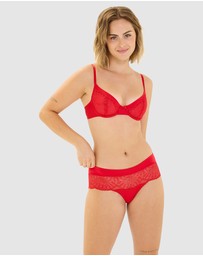 Billet Doux - Fidele Shorty Style Microfibre & Lace Brief