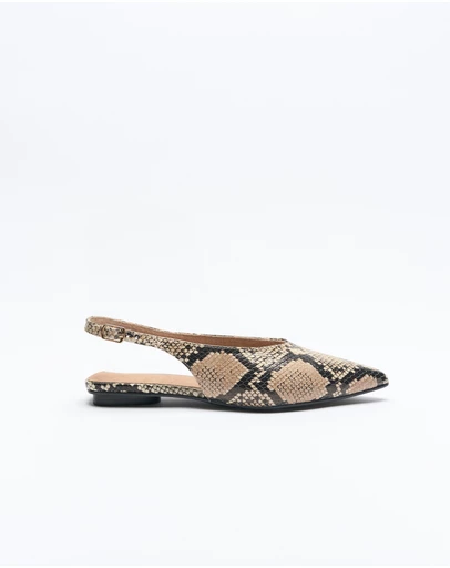 Walnut Melbourne - Sabine Leather Flat