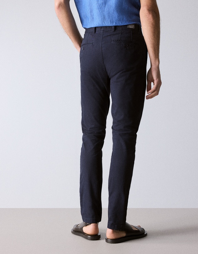 Trenery - Slim Chino Pant in Midnight Blue