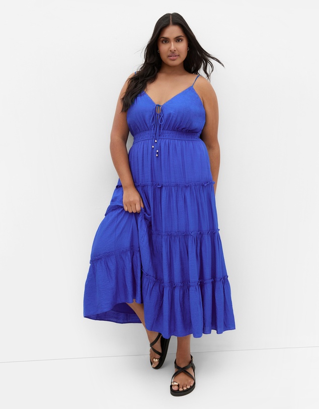 City Chic - Aiza Tier Maxi Dress