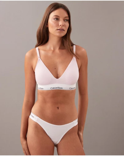 Calvin Klein - Icon Cotton Modal Maternity Lined Triangle Bra