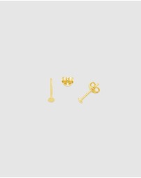 Ichu - Tiny Gold Dot Studs